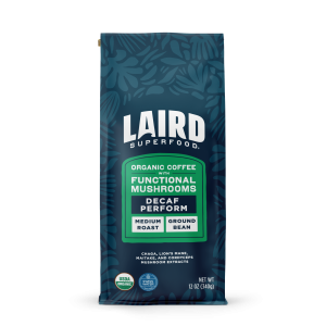 Organic Decaf Perform Functional Mushroom Ground Medium Roast Coffee
