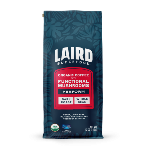 Organic Perform Functional Mushroom Whole Bean Dark Roast Coffee